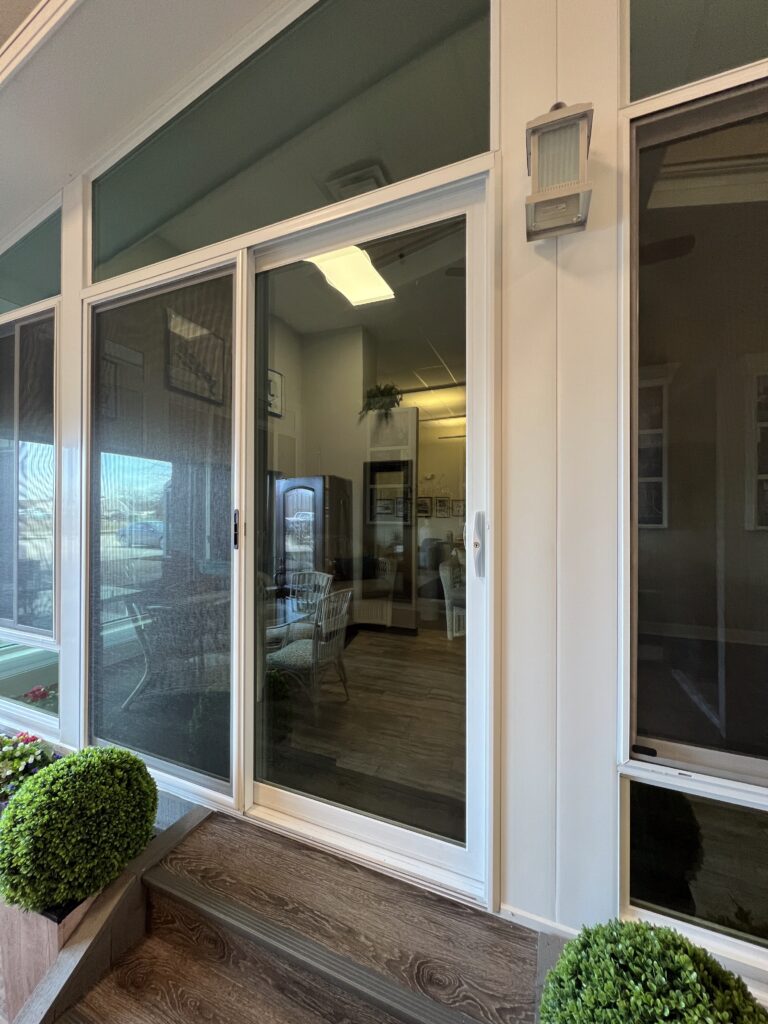 Joyce patio door on a sunroom